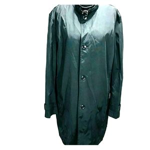 Cole Haan Black Nylon & Lined Car Coat/Jacket NWOT